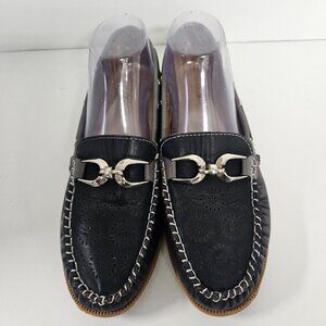 Rouge Helium Loafers Black Horse Bit 9